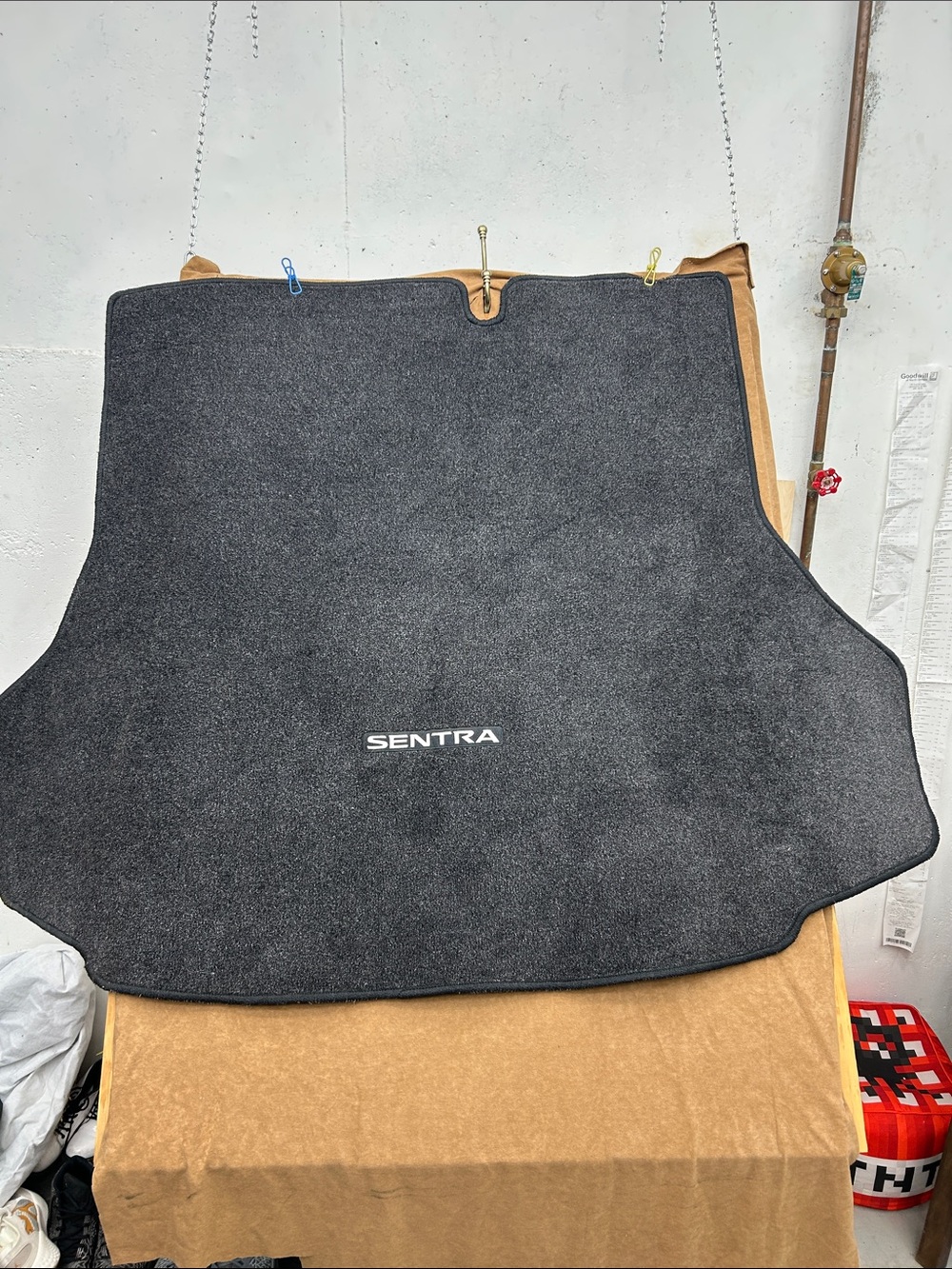 2013-2019 Nissan Sentra Trunk Cargo Mat - Black